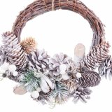 Adventskrans Multifarvet Spanskrr Plastik Foam Ananas 24 x 22 x 8 cm #13