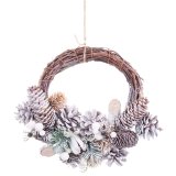 Adventskrans Multifarvet Spanskrr Plastik Foam Ananas 24 x 22 x 8 cm #1