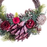 Adventskrans Rd Multifarvet Spanskrr Plastik Foam Ananas 24 x 22 x 8 cm #13