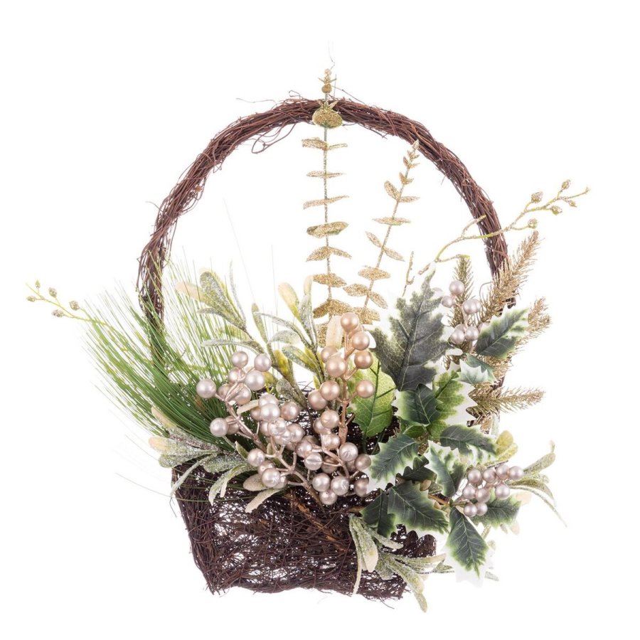 Julepynt Multifarvet Champagne Spanskrr Plastik 34 cm #1