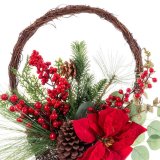 Julepynt Rd Multifarvet Spanskrr Plastik Ananas Kurv 43,18 cm #9