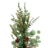 Julepynt Grn Natur Plastik Fiber Ananas 63,5 cm #9