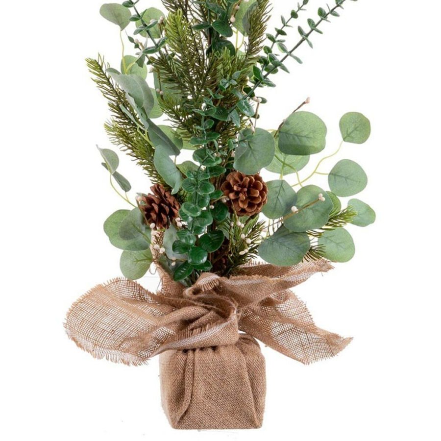 Julepynt Grn Natur Plastik Fiber Ananas 63,5 cm #13