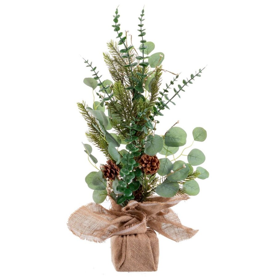 Julepynt Grn Natur Plastik Fiber Ananas 63,5 cm #1