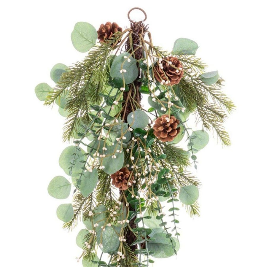 Drophng Jul Grn Natur Spanskrr Plastik 71,12 cm #5