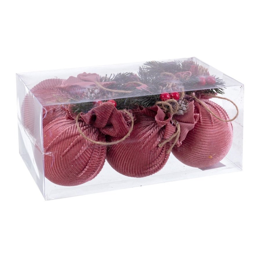 Julekugler Multifarvet Pink Fljl Foam 6 x 6 x 6 cm (6 enheder) #1