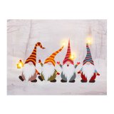 Maleri Jul Multifarvet Tr Lrred 40 x 30 x 18 cm #5