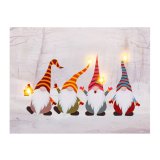 Maleri Jul Multifarvet Tr Lrred 40 x 30 x 18 cm #1