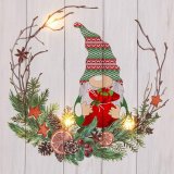 Maleri Jul Multifarvet Tr Lrred 30 x 40 x 1,8 cm #13