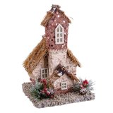 Julepynt Multifarvet Natur Polyfoam Hus 15,5 x 16 x 24,5 cm #1