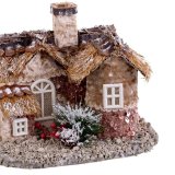 Julepynt Multifarvet Natur Polyfoam Hus 18 x 22 x 15 cm #5