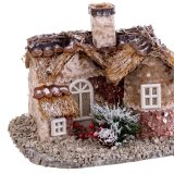 Julepynt Multifarvet Natur Polyfoam Hus 18 x 22 x 15 cm #9