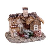 Julepynt Multifarvet Natur Polyfoam Hus 18 x 22 x 15 cm #1