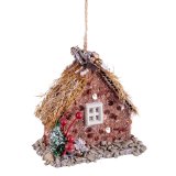 Julepynt Multifarvet Natur Polyfoam Hus 9 x 5 x 9,5 cm #1
