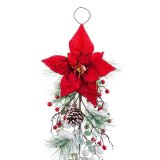 Drophng Jul Rd Multifarvet Plastik Materiale Ananas 60 cm #9