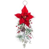 Drophng Jul Rd Multifarvet Plastik Materiale Ananas 60 cm #1