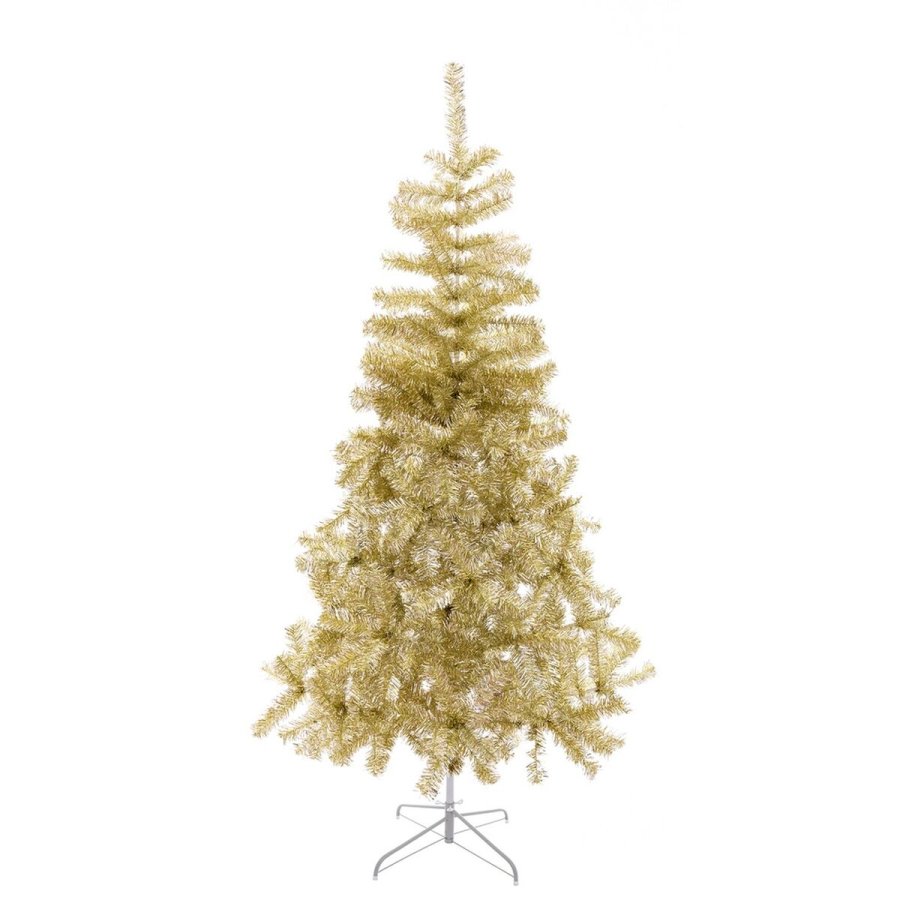 Juletr Guld Gylden Metal Plastik 110 x 110 x 210 cm #1