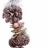 Juleguirlande Hvid Pink Plastik Foam Ananas 150 cm #13