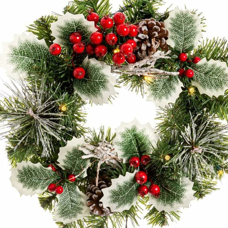Adventskrans PVC Multifarvet 30 x 30 x 10 cm #13