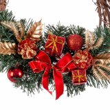 Adventskrans Spanskrr Rd Multifarvet PVC 20 x 20 x 10 cm #13
