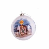 Julekugler Multifarvet Papir Polyfoam Krybbespil/Bethlehem 7,5 x 7,5 x 7,5 cm (14 enheder) #5