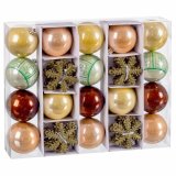 Julekugler Christian Audigier Stjerner Multifarvet Plastik 6 x 6 x 6 cm (40 enheder) #5