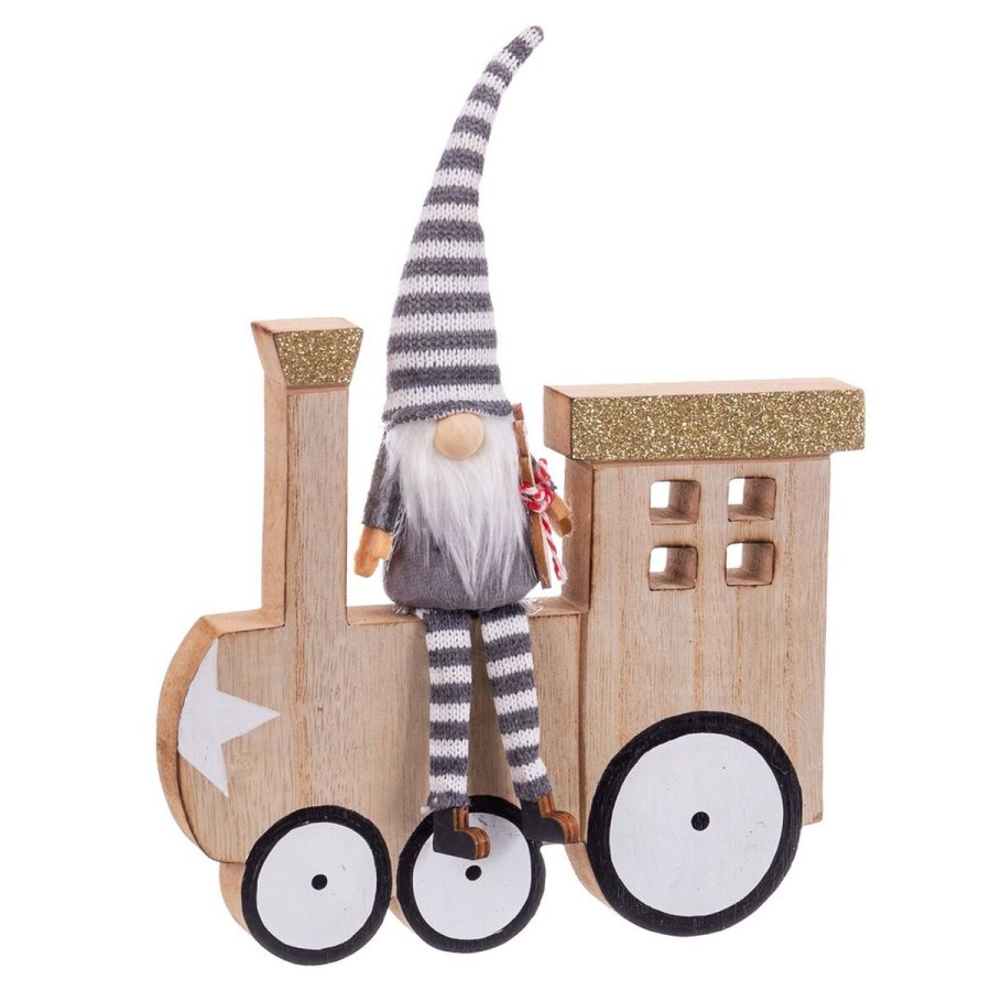 Figur Multifarvet Tog 17,5 x 2 x 18 cm #1