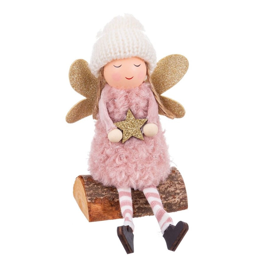 Figur Multifarvet Engel 7 X 4 X 12 CM #1