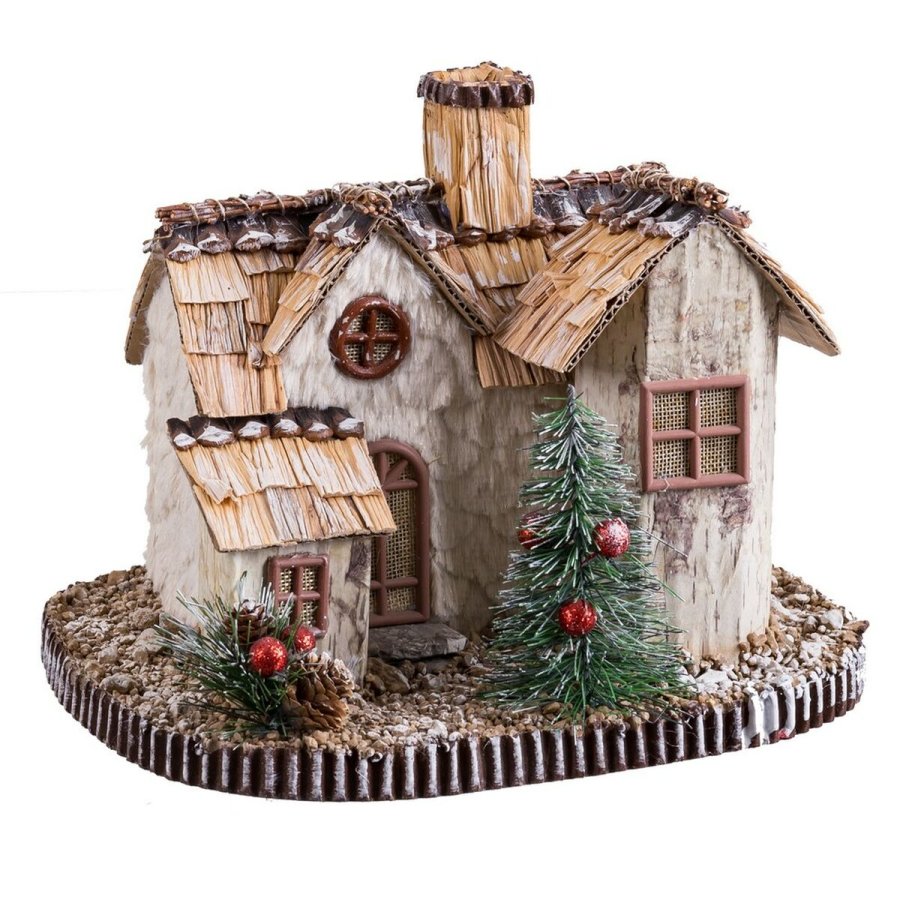 Tilbehr til Jule Bethlehem Dekoration Multifarvet Kirke 30 X 24 X 22 CM #1