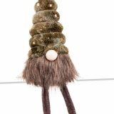 Julepynt Brun Grn Sand Materiale 12 x 11 x 40 cm #5