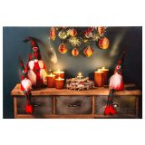 Maleri Jul Multifarvet Tr Lrred 60 x 1,8 x 40 cm #1