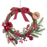 Adventskrans Rd Multifarvet Spanskrr Plastik Ananas 40 cm #1