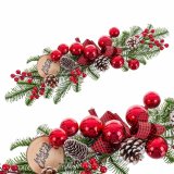 Julepynt Rd Multifarvet Plastik Ananas 50 cm #9