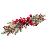 Julepynt Rd Multifarvet Plastik Ananas 50 cm #1