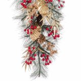 Drophng Jul Multifarvet Gylden Plastik 60 cm #9