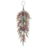 Drophng Jul Multifarvet Kobber Plastik Ananas 63 cm #1