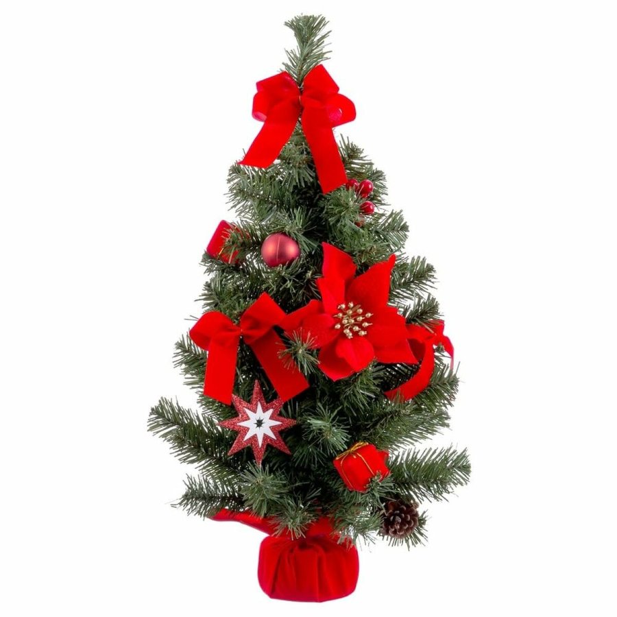 Julepynt Rd Grn Plastik Materiale Juletr 60 cm #5