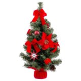 Julepynt Rd Grn Plastik Materiale Juletr 60 cm #1