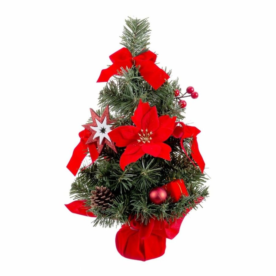Julepynt Rd Grn Plastik Materiale Juletr 40 cm #5