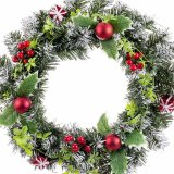 Adventskrans Rd Multifarvet Plastik 40 cm #9