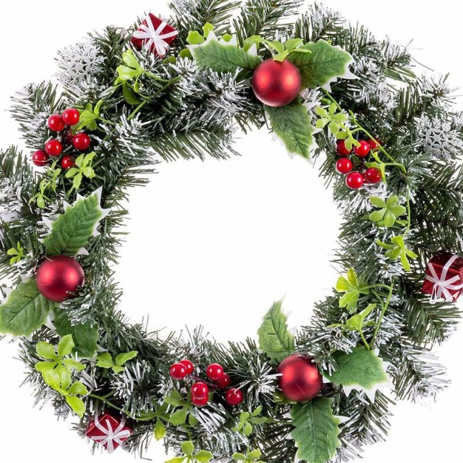 Adventskrans Rd Multifarvet Plastik 40 cm #9