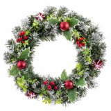 Adventskrans Rd Multifarvet Plastik 40 cm #1