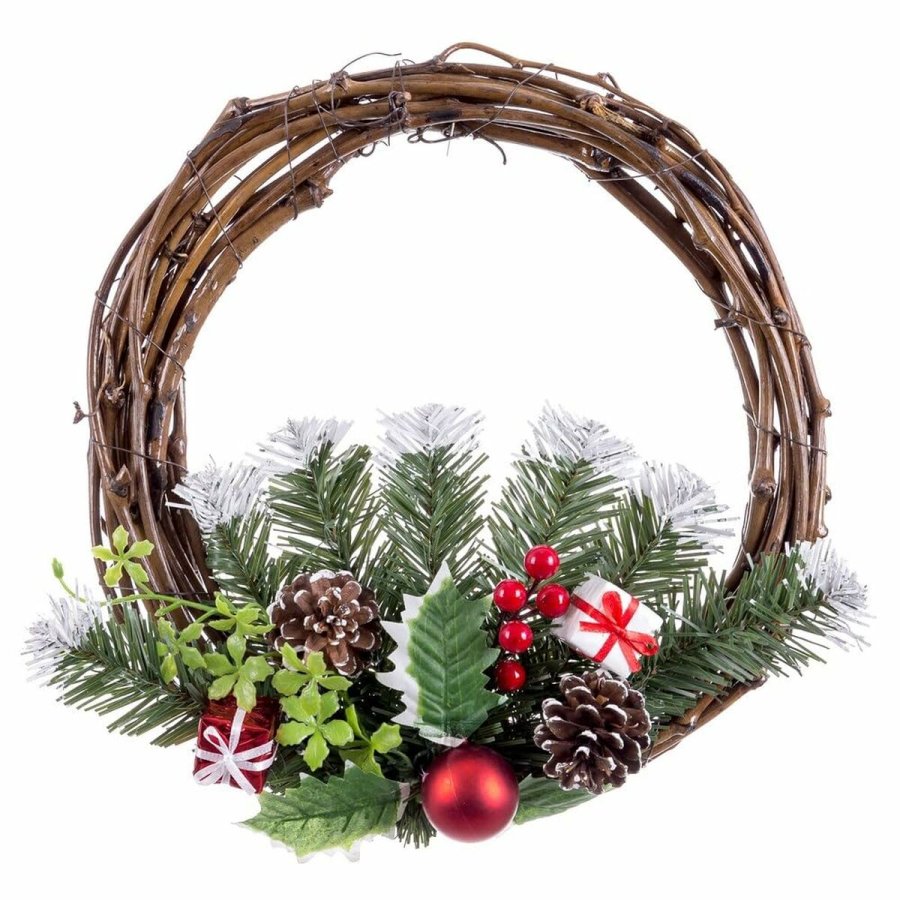 Adventskrans Rd Multifarvet Spanskrr Plastik Ananas 30 cm #5