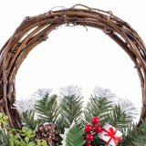 Adventskrans Rd Multifarvet Spanskrr Plastik Ananas 30 cm #9