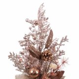 Juletr Kobber Plastik Ananas 50 cm #5