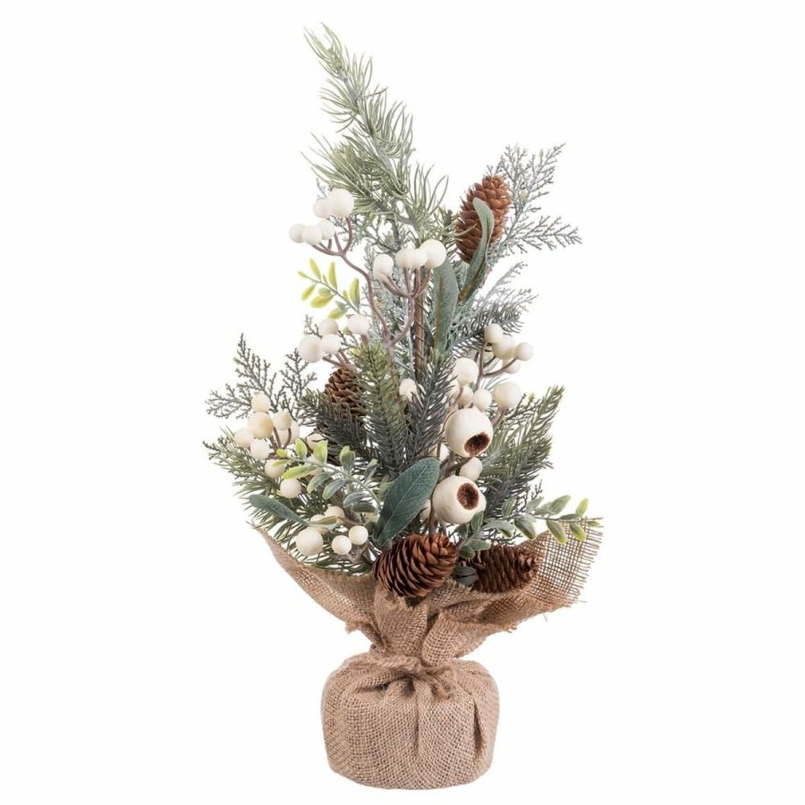 Julepynt Multifarvet Natur Plastik Ananas 50 cm #5