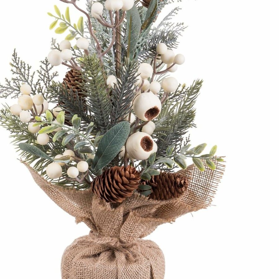 Julepynt Multifarvet Natur Plastik Ananas 50 cm #9