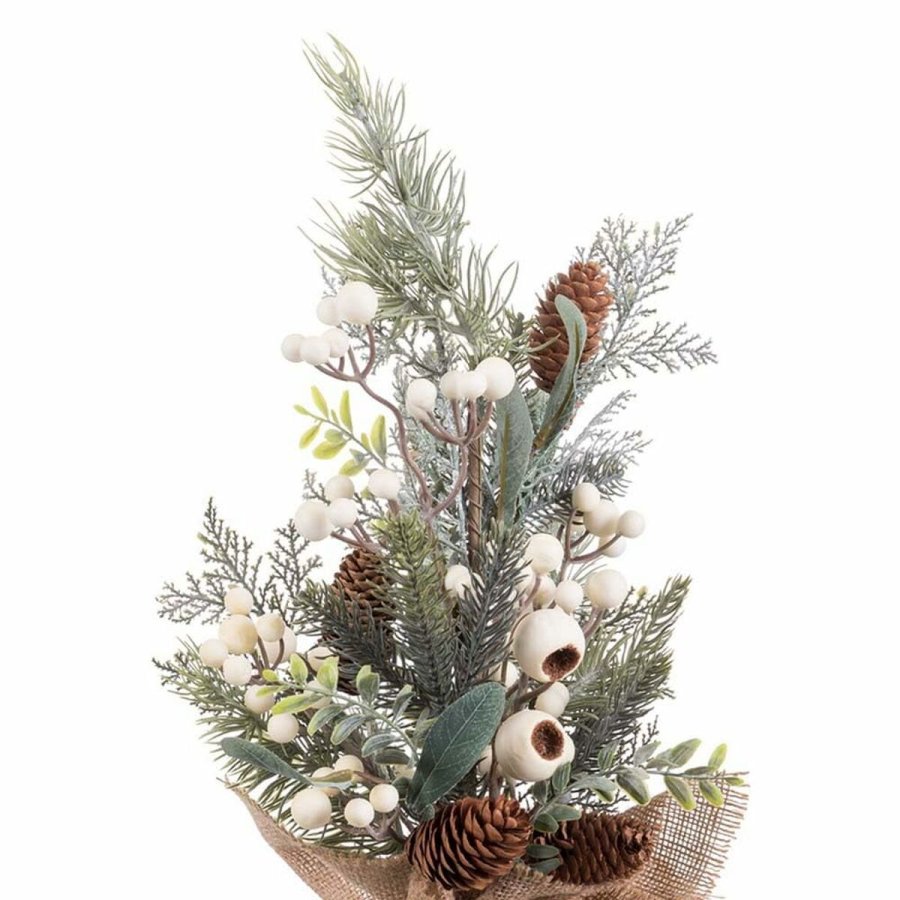 Julepynt Multifarvet Natur Plastik Ananas 50 cm #13