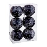 Julekugler Plastik  8 cm 24 X 8 X 16 CM (6 enheder) #1