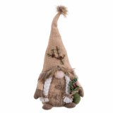 Julepynt Beige Sand Materiale Pige 18 x 9 x 38 cm #1
